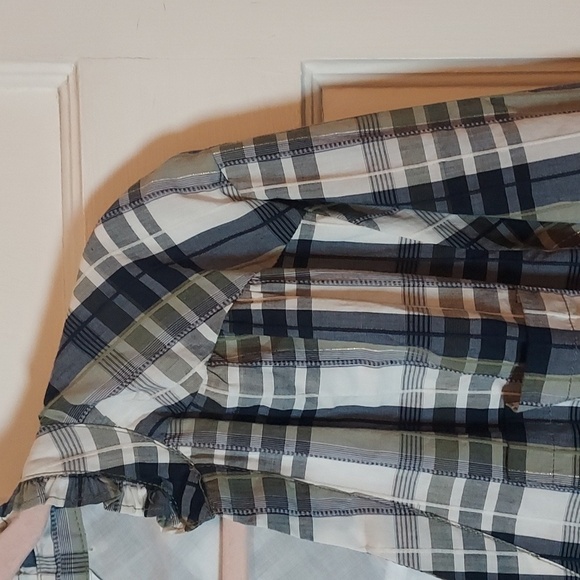 Veronica Beard Vilette Shirtdress in Army Multi - Picture 11 of 16